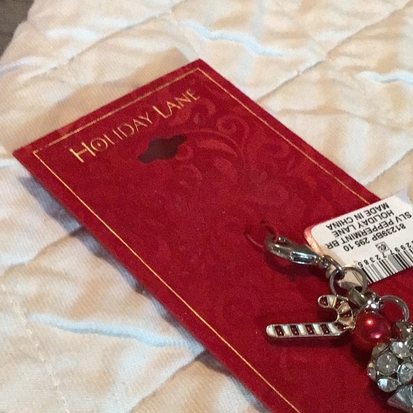 Holiday Lane silver tone Christmas bracelet by Macys - Picture 3 of 5